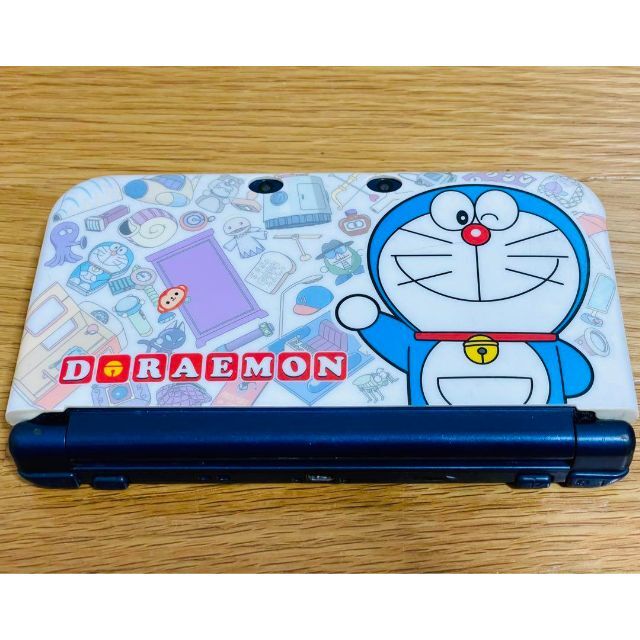 New ニンテンドー 3DS L L メタリックブルー ドラえもんカバー-