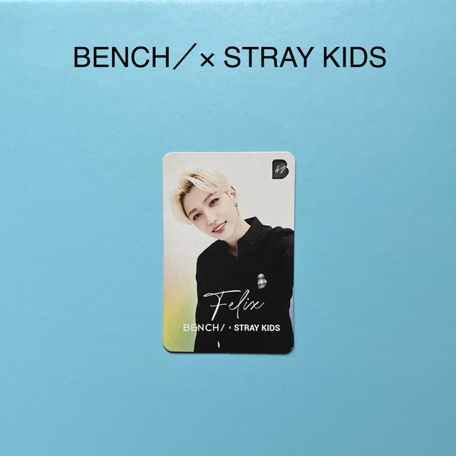 BENCH／× STRAY KIDS フォトカード 第二弾 フィリックス