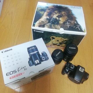 キヤノン(Canon)のCanon EOS KISS X2 デジタル一眼レフカメラ Wズームキット(デジタル一眼)