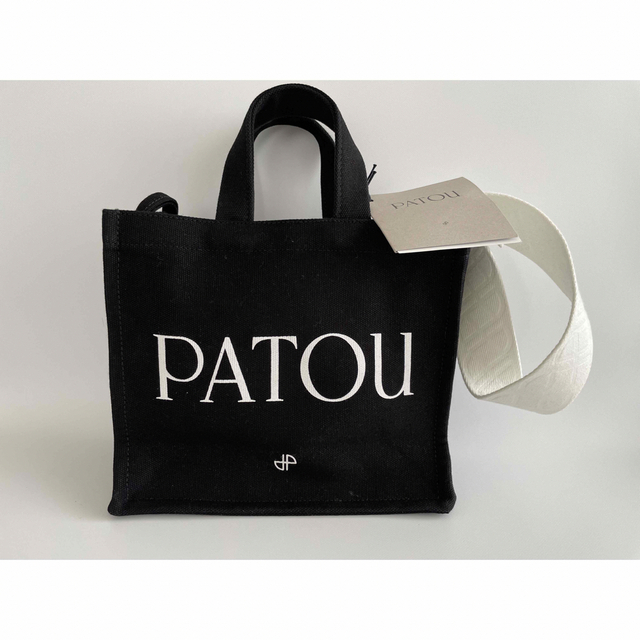 【2021 新作】 即 パトゥ 定番 PATOU 2021新入荷 パトゥ 定番 新品未使用 ロゴ トート スモール PATOU 新品未使用