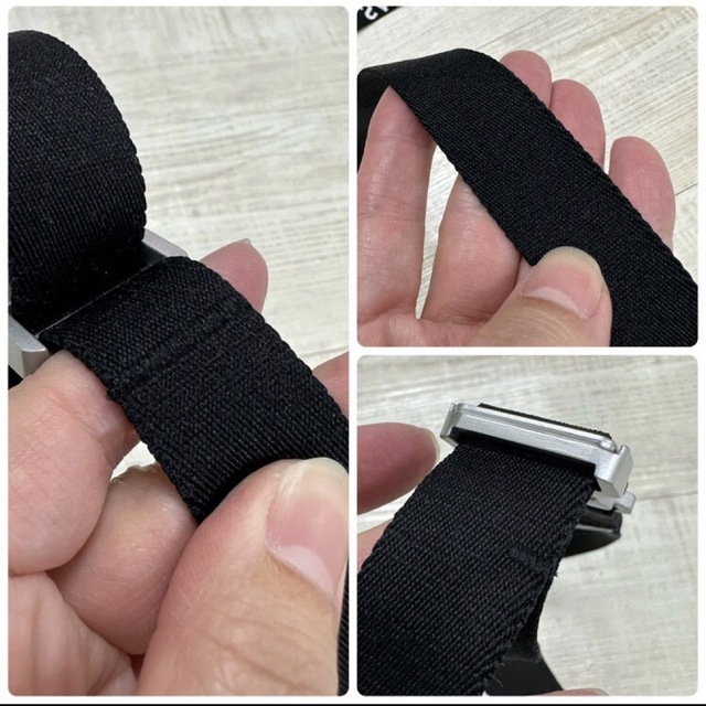 希少 SAPEur サプール BELT ベルト ロゴ 刺繍 BLACK ブラック