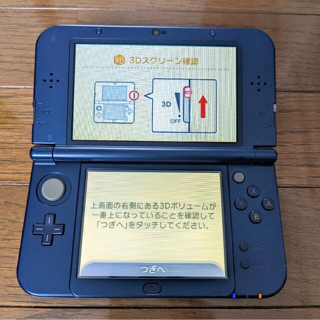 【動作確認済】Newニンテンドー3DS LL メタリックブルー