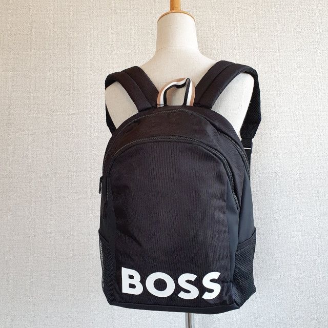 【新品・未使用】HUGO BOSS ロゴ ナイロンバックパック　J2033609