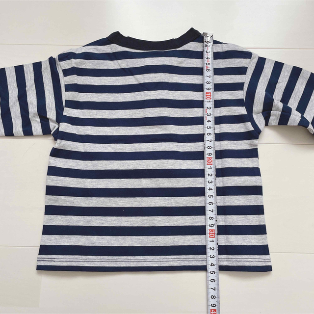 PETIT BATEAU(プチバトー)のプチバトー　ボーダー長袖Tシャツ　18m  キッズ/ベビー/マタニティのベビー服(~85cm)(Ｔシャツ)の商品写真