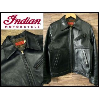 インディアン モーターサイクル Indian ヌバック レザー ジャケット 38