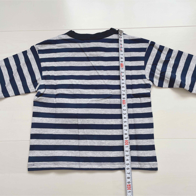 PETIT BATEAU(プチバトー)のプチバトー　ボーダー長袖Tシャツ　24m キッズ/ベビー/マタニティのベビー服(~85cm)(Ｔシャツ)の商品写真