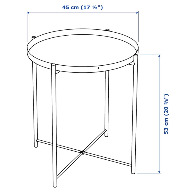IKEA(イケア)のGLADOM グラドム コーヒーテーブル インテリア/住まい/日用品の机/テーブル(コーヒーテーブル/サイドテーブル)の商品写真