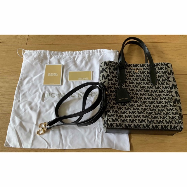 【美品】【レア】〝MICHAEL MICHAEL KORS〟ロゴトートシグネチャーバッグ