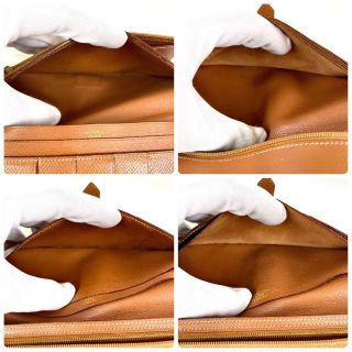 Hermes - HERMES エルメス べアン 旧型金具 ゴールド金具 長財布 折り