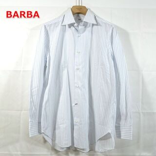 バルバ(BARBA)の【定番】バルバ　ストライプワイドカラーシャツ　BARBA(シャツ)