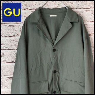 ジーユー(GU)のGU　ジーユー　トップス　ジャケット　スーツ　シンプルデザイン　レディース【M】(テーラードジャケット)