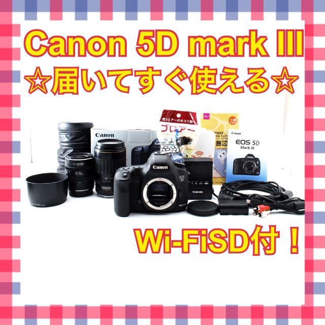 ❤️Wi-FiSD付❤️Canon EOS 5D Mark III❤フルサイズ