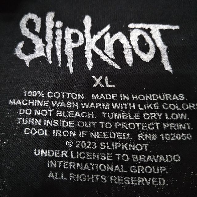 公式 slipknot 長袖Tシャツ XL 黒 スリップノット ロックT *の通販 by ご購入前に必ずプロフィールを読んで下さい's shop|ラクマ 公式 slipknot 長袖Tシャツ XL 黒 スリップノット ロックT *の通販 by ご購入前に必ずプロフィールを読んで下さい's shop|ラクマ