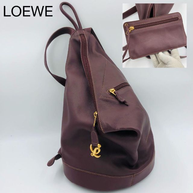 LOEWE ロエベ リュック バックパック ナッパ レザー アナグラム