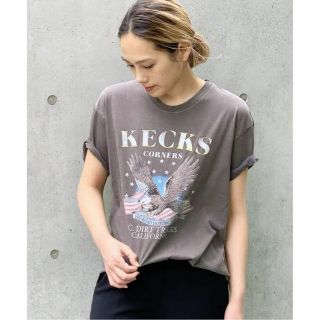 エーピーストゥディオ(AP STUDIO)のAP STUDIO別注コラボGOOD ROCK SPEED イーグルTブラウン(Tシャツ(半袖/袖なし))