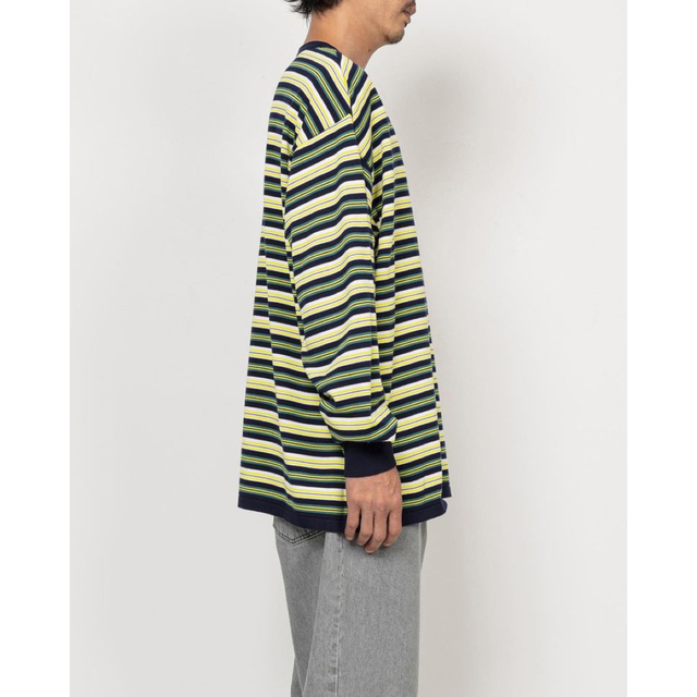 F-LAGSTUF-F(フラグスタフ)のF-LAGSTUF-F ORIGINAL STRIPE KNIT L/S TEE メンズのトップス(Tシャツ/カットソー(半袖/袖なし))の商品写真