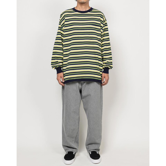 F-LAGSTUF-F(フラグスタフ)のF-LAGSTUF-F ORIGINAL STRIPE KNIT L/S TEE メンズのトップス(Tシャツ/カットソー(半袖/袖なし))の商品写真