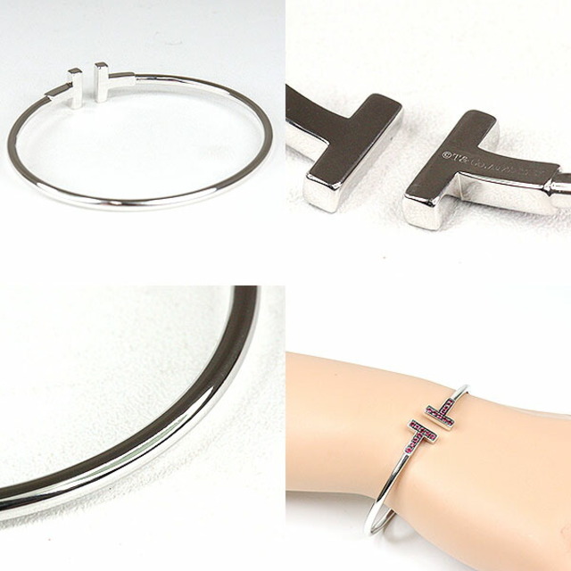 ティファニー TIFFANY&Co. ティファニー T ワイヤー ブレスレット 18K