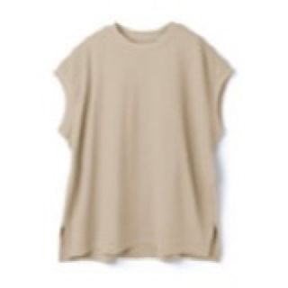 グレイル(GRL)のGRL USAコットンフレンチスリーブTシャツ[fo1275] ベージュ(Tシャツ(半袖/袖なし))