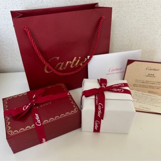 カルティエ(Cartier)のカルティエ　Cハート　リング　お手入れセット・保証書・箱・付属品・証明書・袋(リング(指輪))