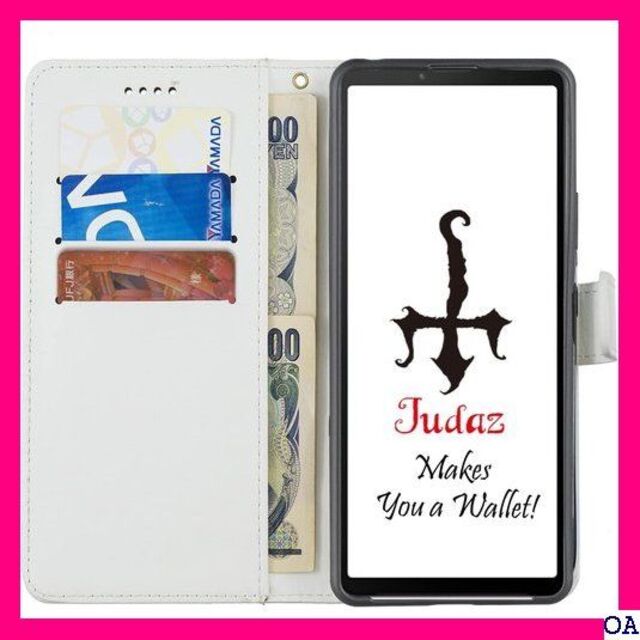 ２ Judaz Classic Series 手帳ケース v 典雅 白 200 スマホ/家電/カメラのスマホアクセサリー(モバイルケース/カバー)の商品写真