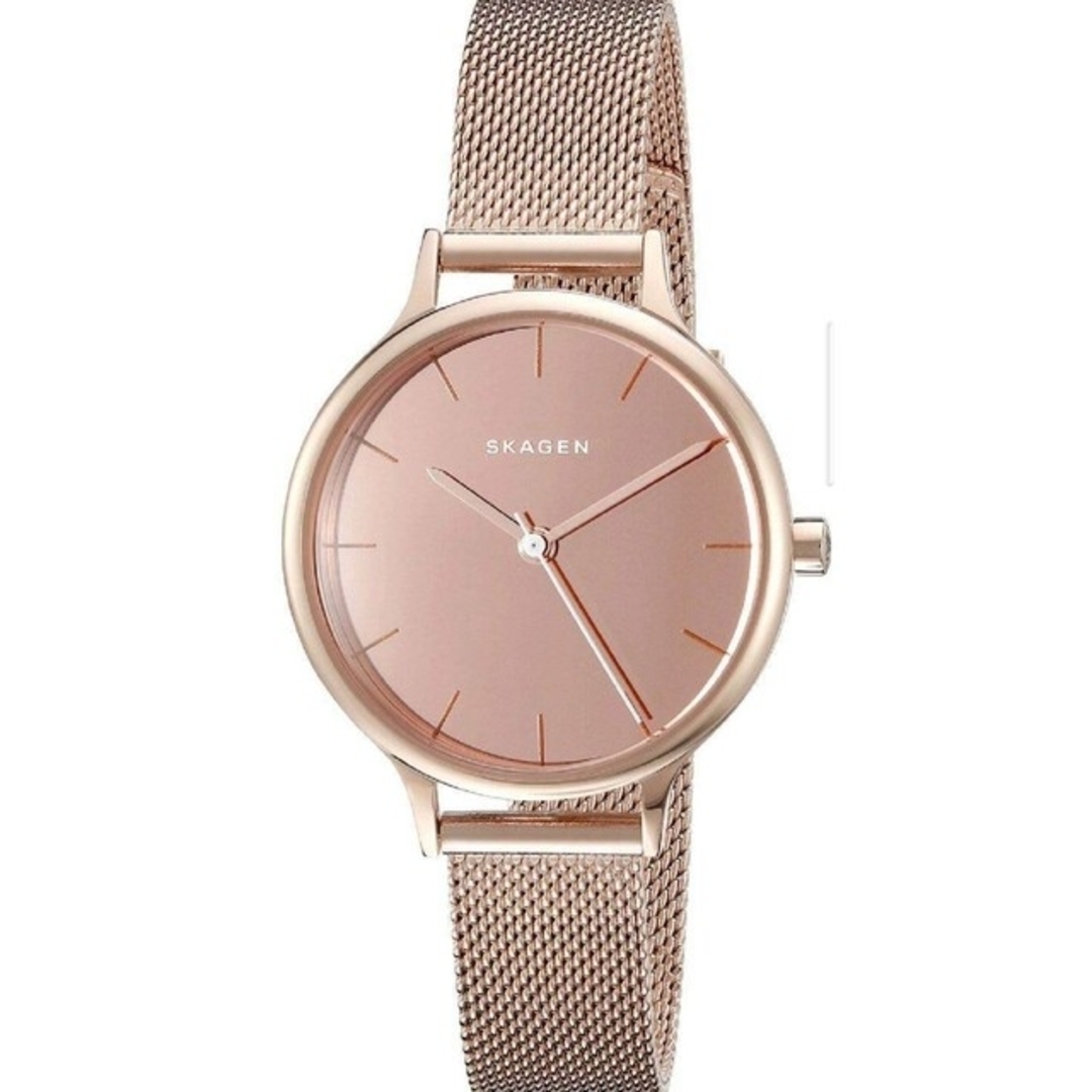 【美品】限定品 SKAGEN Anita ミラー　ローズゴールド　付属品無しレディース