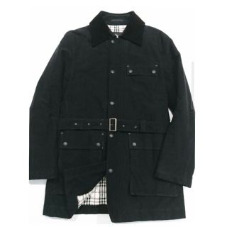 バーバリーブラックレーベル(BURBERRY BLACK LABEL)のバーバリーブラックレーベル ベルト付 コート サイズM 黒(トレンチコート)