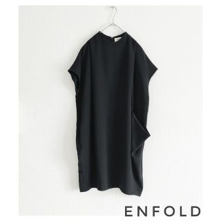 エンフォルド(ENFOLD)のENFOLD エンフォルド TAジョーゼットワイドワンピース(ひざ丈ワンピース)