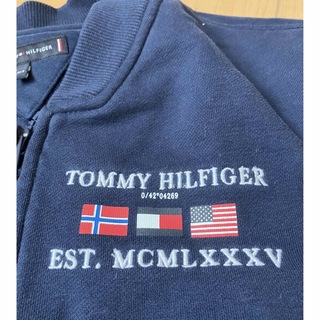 トミーヒルフィガー(TOMMY HILFIGER)の最終価格！TOMY HILFIGER ジャケッ160 カットソー　トレーナー生地(ジャケット/上着)