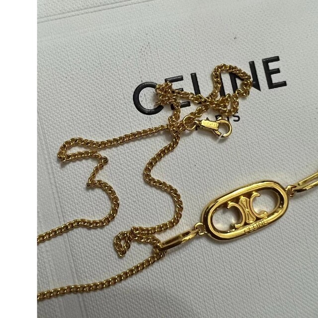 celine - CELINE トリオンフ ネックレス / ゴールド ブラスの通販 by