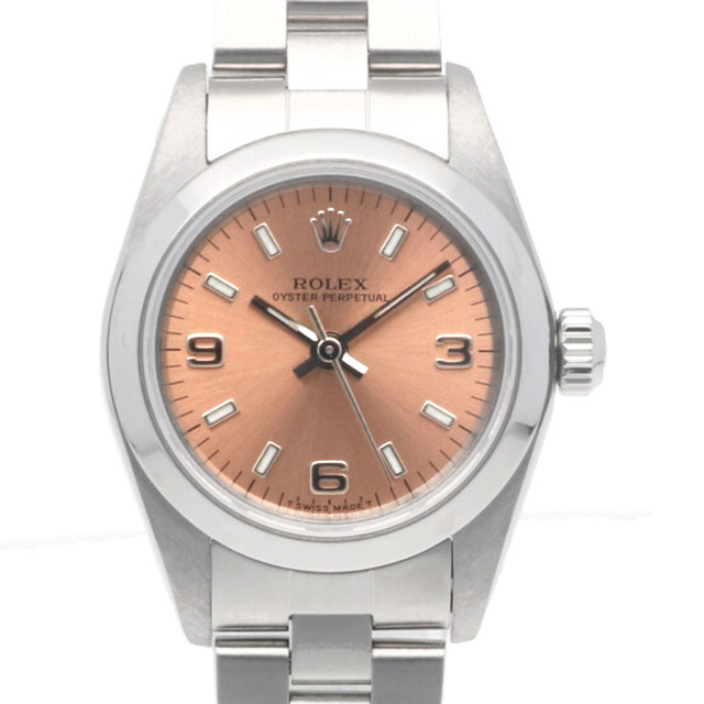 ROLEX - 【1年保証】ロレックス ROLEX デイトジャスト 腕時計 A番 1998年～1999年式 アラビア数字 オーバーホール済 ステンレススチール  中古