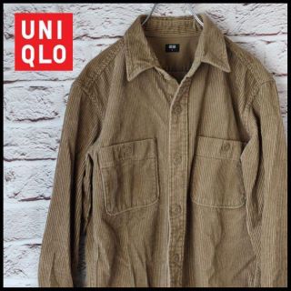 ユニクロ(UNIQLO)のUNIQLO　ユニクロ　トップス　長袖シャツ　コーデュロイ　メンズ【Ｓ】(Tシャツ/カットソー(半袖/袖なし))