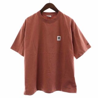 コロンビア(Columbia)のColumbia Tシャツ カットソー クルーネック 半袖 M 茶系 赤系(Tシャツ/カットソー(半袖/袖なし))