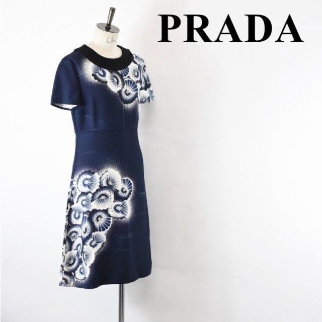 SL AB0011 近年モデル PRADA プラダ 着物デザイン 花柄 総柄