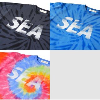 ウィンダンシー(WIND AND SEA)のWIND AND SEA TIE-DYE L/S Tee ブラック XL(Tシャツ/カットソー(七分/長袖))