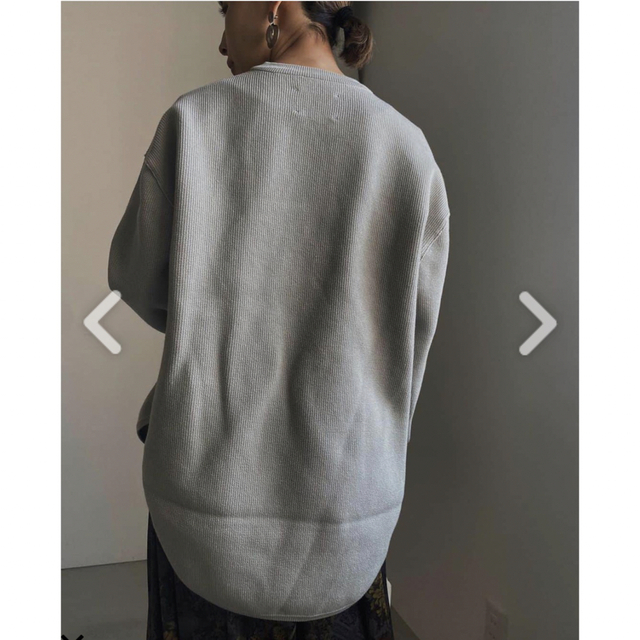 Ameri VINTAGE(アメリヴィンテージ)のAmeri THERMAL LIKE KNIT TOP レディースのトップス(カットソー(長袖/七分))の商品写真