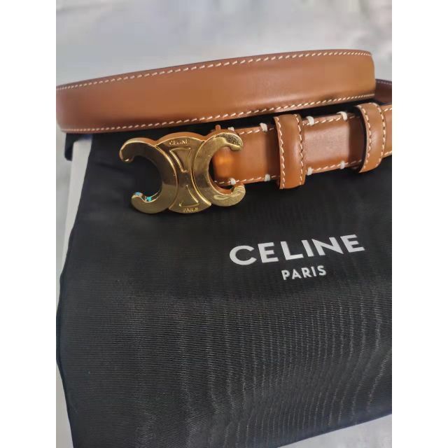 2極タイプ 極美品!CELINE トリオンフ ベルト 80 - 通販 - odiincnc.com