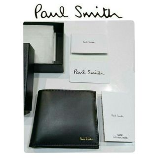 Paul Smith - ポールスミス イタリア製 高級カーフレザー二つ折り財布