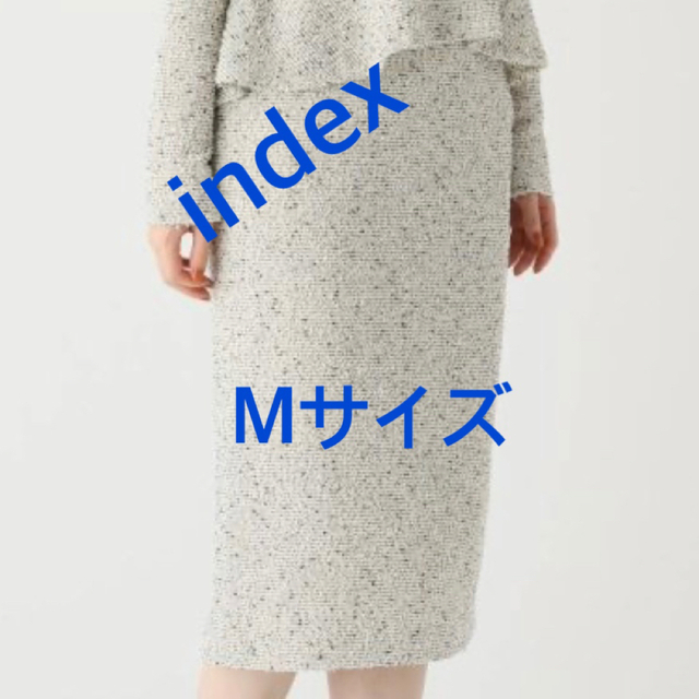 INDEX(インデックス)の3381 index ワールド スカート ホワイト M 新品未使用 レディースのスカート(ひざ丈スカート)の商品写真