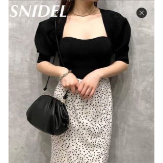 スナイデル(SNIDEL)のタグ付きSNIDEL♡ボレロセットニットビスチェ(ニット/セーター)