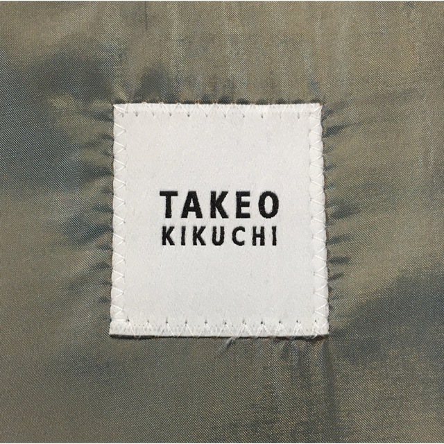 TAKEO KIKUCHI(タケオキクチ)の極美品★タケオキクチ セットアップスーツ モヘア混 ストライプ A570  メンズのスーツ(セットアップ)の商品写真