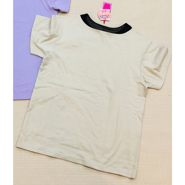 JENNI(ジェニィ)の150cm  ジェニィラブメッシュポケット付きロング丈Tシャツ新品　上代3190 キッズ/ベビー/マタニティのキッズ服女の子用(90cm~)(Tシャツ/カットソー)の商品写真