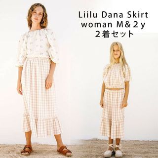 LiiLU dana skirt 2y ＆レディース 2着セット(スカート)