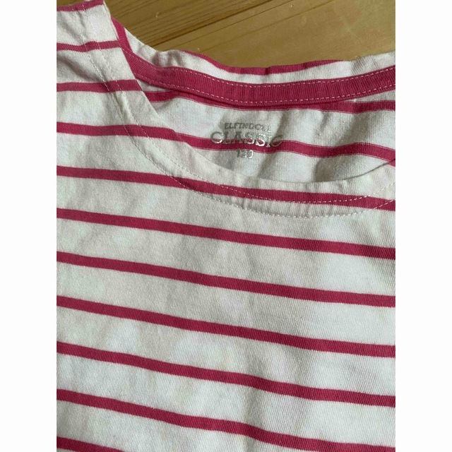 西松屋(ニシマツヤ)のエルフィンドール 半袖Tシャツ 120cm キッズ/ベビー/マタニティのキッズ服女の子用(90cm~)(Tシャツ/カットソー)の商品写真