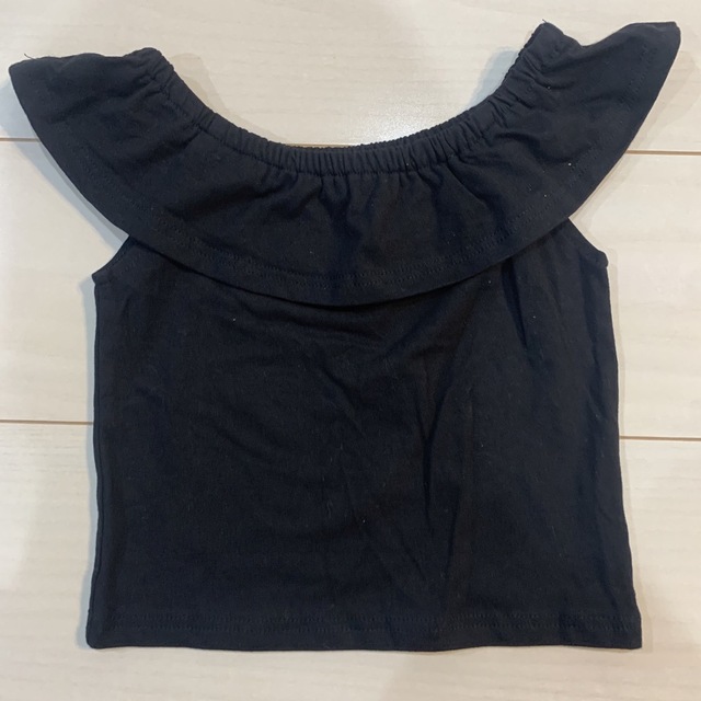 オフショルダー100cm キッズ/ベビー/マタニティのキッズ服女の子用(90cm~)(Tシャツ/カットソー)の商品写真