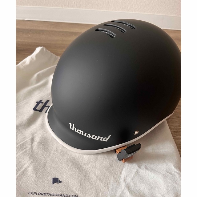 新品Thousandサウザンド自転車ヘルメットカーボンブラックSサイズ32125