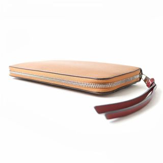 LOEWE - 美品△スペイン製 LOEWE ロエベ アナグラム型押し ラウンド