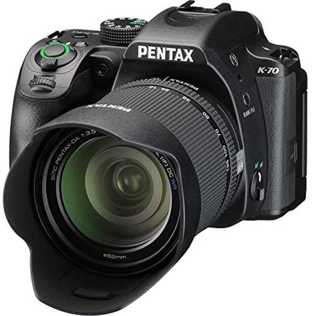 PENTAX デジタル一眼レフカメラ K-70 DA18-135mmWRレンズキット ブラック 防塵 防滴 -10℃耐寒 高感度 アウトドア 防滴レンズセット BLACK 16258 2zzhgl6