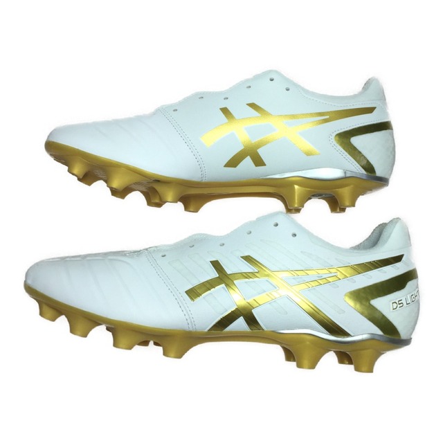 asics(アシックス)の◎◎asics アシックス DS LIGHT 27.0cm サッカースパイク 1103A068 ホワイト/リッチゴールド スポーツ/アウトドアのサッカー/フットサル(その他)の商品写真