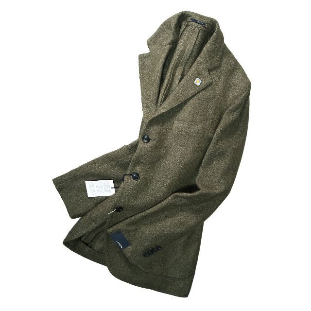 新品19.6万 LARDINI ラルディーニ カシミアシルクジャケット 48